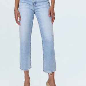 Pistola Cassie Super High Rise Straight Jean in Radiant