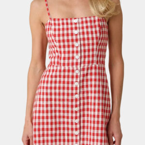 Eliza Gingham Mini Dress