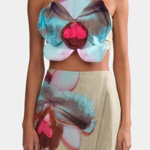 AMUR Maisie 3D Orchid Top